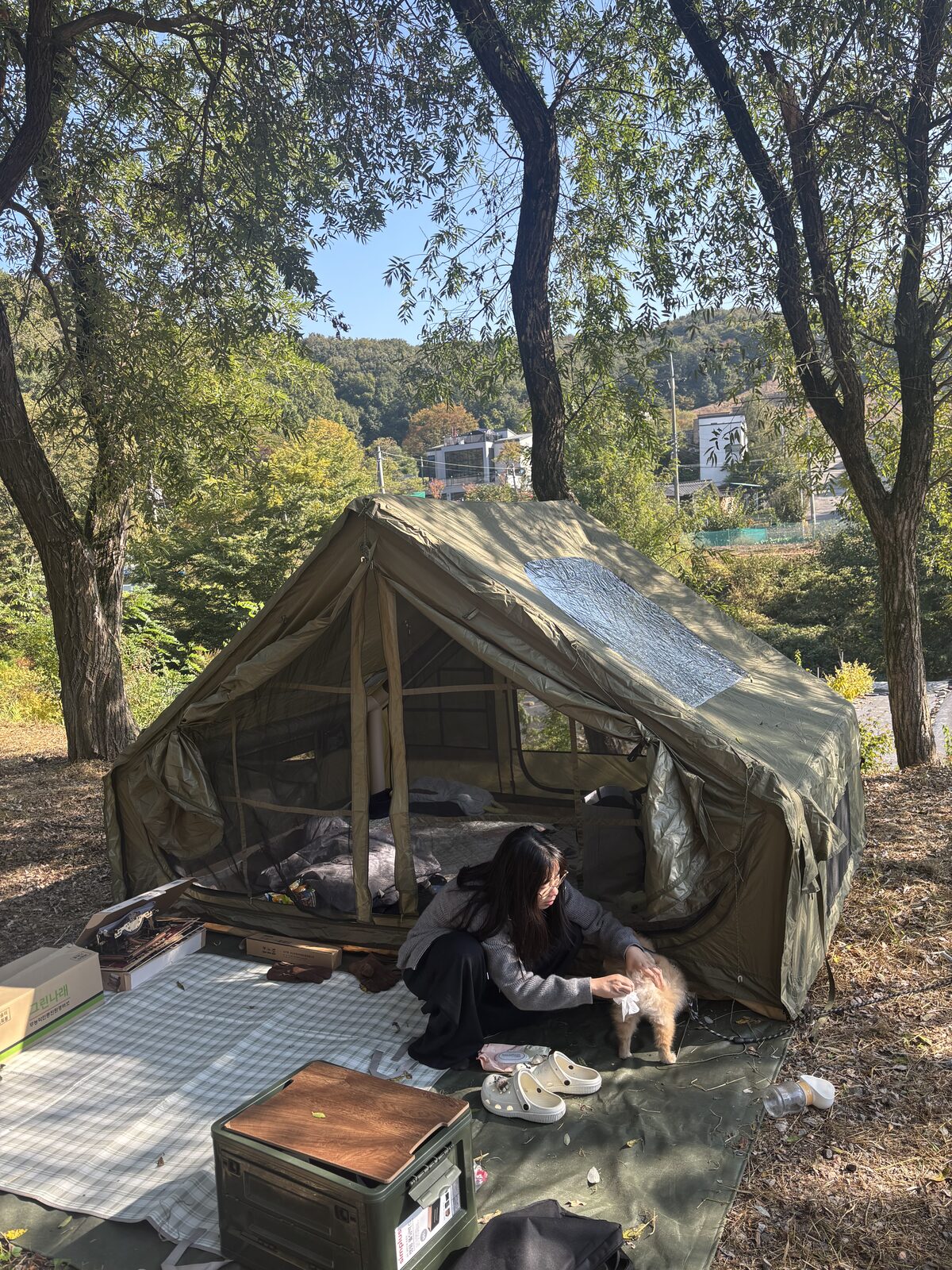 [용인] 별아래캠핑장 + 운배마루 참숯가마 다녀온 후기(애견 동반)